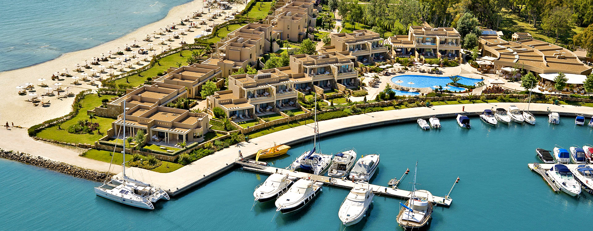 Марина в Sani Resort