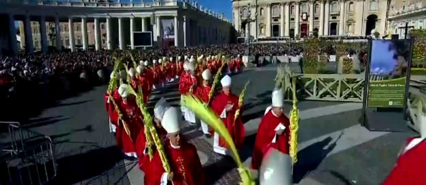 Пальмовое воскресенье в Ватикане