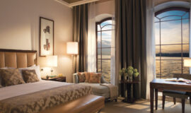 Номер Four Seasons Hotel Istanbul at the Bosphorus с видом на Босфор
